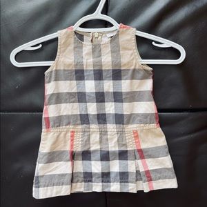 Burberry baby dress 12m. Fits until 18m